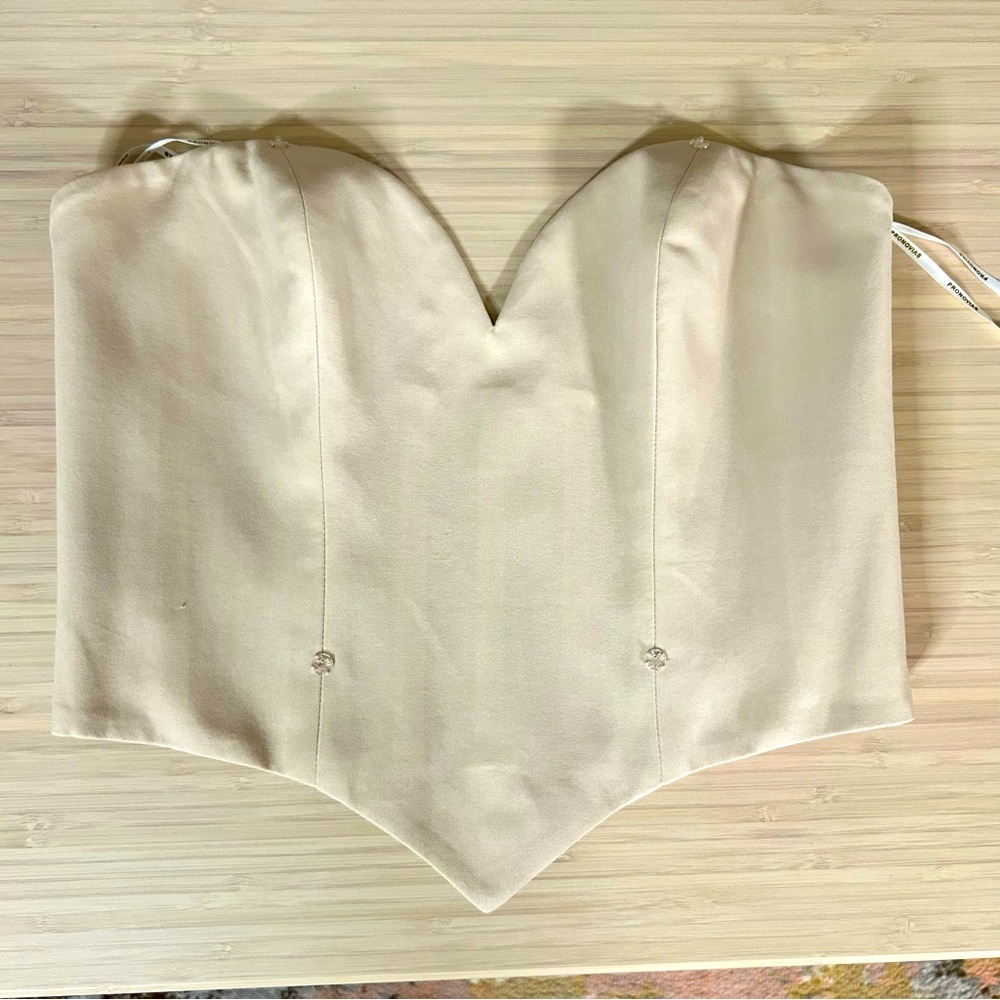 Pronovias Strapless Bodice Top - New Without Tags